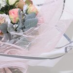 Floral Lace Mesh Wrap Manufacturer - Korean Soft Polyester Paper Roll Florist Supplies for Bouquets and Gift Wrapping