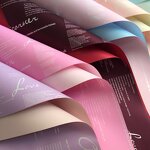 PVC Coated Flower Wrapping Paper Manufacturer - Wholesale OYA Double-Color Waterproof for Bouquet Packaging and Materials