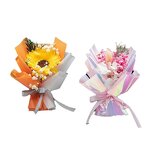 Dried Flower Bouquets Manufacturer - Handmade Mini for Car Air Freshener Wedding Home Decor Eco-Friendly Preserved