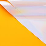 PVC Coated Flower Wrapping Paper Manufacturer - Wholesale 10 Sheets Rainbow Hard Candy Waterproof Florist Supplies for Gift