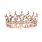 Bridal Crown Manufacturer - Wholesale Baroque Round Crystal Multicolor Alloy Rhinestone Wedding Dress Accessories Factory Price