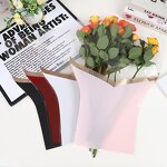 Transparent Plastic PP Packaging Bag Manufacturer - Waterproof with Golden Border OPP for Multi-Bouquet Flower
