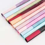 PVC Coated Flower Wrapping Paper Manufacturer - Wholesale OYA Double-Color Waterproof for Bouquet Packaging and Materials