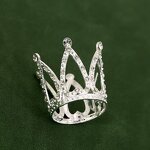 Birthday Cake Crown Ornament Manufacturer - Small Baroque Flowers Child's Dress up Crown for Thanksgiving Factory Price Wholesale