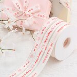 Polyester Threaded Ribbon Manufacturer - Wholesale 2cm*40yard INS Style for Gift Box and Birthdays Flower Bouquet Packaging DIY