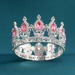 Crystal Baroque Crown Headwear Manufacturer - Wholesale Multicolor for Birthday Party Wedding Dress Accessories Thanksgiving