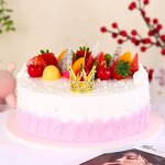 Birthday Cake Crown Ornament Manufacturer - Small Baroque Flowers Child's Dress up Crown for Thanksgiving Factory Price Wholesale