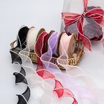 Pearl Fishtail Ribbon Manufacturer - 4cm*5yard DIY Materials Floral Polyester for Gift Bouquet Packaging and Decorations