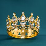 Crystal Baroque Crown Headwear Manufacturer - Wholesale Multicolor for Birthday Party Wedding Dress Accessories Thanksgiving