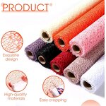 Flower Mesh Roll Manufacturer - Wholesale Gift Wrapping Polyester Korean Jacquard with 31 Colors and Waterproof