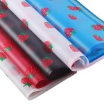 Strawberry Flower Wrapping Paper Manufacturer - 2024 Hot Sale Bouquet Flower Packaging Gift Wrapping Paper Roll