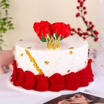 Birthday Cake Crown Ornament Manufacturer - Small Baroque Flowers Child's Dress up Crown for Thanksgiving Factory Price Wholesale