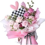 Flower Bouquet Wrapping Paper Manufacturer - Wholesale Double-Sided Gradient Color Shinny & Waterproof PVC Coated