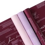 PVC Coated Flower Wrapping Paper Manufacturer - Wholesale OYA Double-Color Waterproof for Bouquet Packaging and Materials