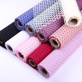 Heart Mesh Floral Packaging Paper Manufacturer - Wholesale Korean Plastic Synthetic Gravure Printing Flower Wrapping Mesh