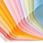 Floral Bouquet Wrapping Paper Manufacturer - Wholesale Translucent Waterproof Korean Solid Color Fog Paper