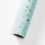 Floral Wrapping Mesh Manufacturer - Korean Style Soft Polyester Gilding Star Moon Net Yarn Bouquet for Gift Packaging