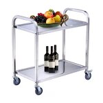 Handcart Manufacturer - Restaurant Catering Service Stainless Steel Three-layer Wholesale Kitchen Commercial Detachable Wine Beverage Delivery