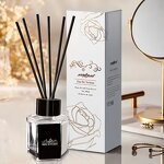 Reed Diffuser Set Manufacturer - No Fire Aromatherapy Hotel Lobby Aroma Diffuser with Glass Bottle Essential Oils Hotel Lobby Aroma Diffuser