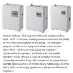 Aroma Diffuser Machine Manufacturer - Hotel Commercial Scent Diffuser Electric Fragrance Dispenser Large Space Smart Timing Device OEM ODM