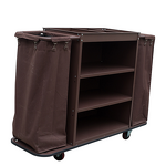 Housekeeping Trolley Manufacturer - Hotel Plastic and Metal Linen Cart for Work Cleaning & Storage Service for Guesthouses & Offices