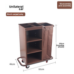 Linen Cart Manufacturer - Special Guest Service Stainless Steel Cleaning Feature for Hotel and Restaurant Use-Plastic Metal Handcart