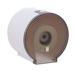Tissue Box Holders Manufacturer - Elegant Round Plastic White Organizers for Restaurants Hotels Bars Bathrooms Small Roll Paper Box