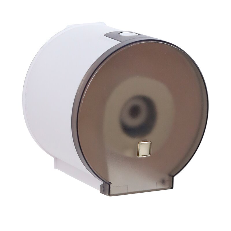 Tissue Box Holders Manufacturer - Elegant Round Plastic White Organizers for Restaurants Hotels Bars Bathrooms Small Roll Paper Box
