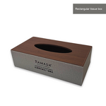 Leather Tissue Box Manufacturer - Guangzhou Five-Star Hotel Room Eco-Friendly Simple Creative Wood Grain Trash Can Set Remote Hotel Amenities