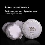 Mini Round Soap Manufacturer - Travel-Friendly Disposable Compressed Soap Sheets for On-The-Go Use Ideal for Travel Toiletries Hotel Amenities