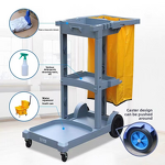 Cleaning Trolley Manufacturer - Multifunctional Plastic for Hospitals and Hotels Special Linen Cart & Property Tool Cart