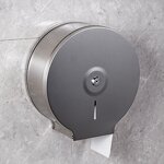 Roll Paper Box Manufacturer - Hotel Stainless Steel Large Wall Mounted Toilet Paper Box Public Toilet Waterproof Roll Paper Rack Tissue Box