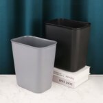 Garbage Bin Manufacturer - Square Flame-Retardant Thick Eco-Friendly Portable Paper Basket Rack for Kitchen Restaurant Office Hotel Use