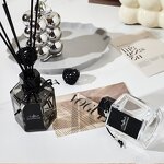 Reed Diffuser Manufacturer - Hot Sale Black Color with Fiber Sticks Fragrance Aroma Air Freshener for Home Wellness for Hotel Amenities