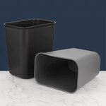 Garbage Bin Manufacturer - Square Flame-Retardant Thick Eco-Friendly Portable Paper Basket Rack for Kitchen Restaurant Office Hotel Use