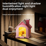 Desktop USB Humidifier Manufacturer - Christmas Warm Light Night Light Small Igloo Home Bedroom Air Fog Aromatherapy Plastic Plug Gift