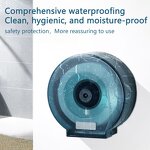 Paper Box Manufacturer - Wall Mounted Large Plate Hotel Amenities-Roll Toilet Paper and Tissue Box Bathroom Essentials White Tissue Box