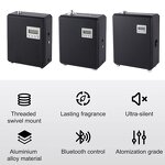 Aromatherapy Machine Manufacturer - Professional Hotel for Bluetooth Controlled Electric Essential Oil Diffuser Large Areas Black Luxury Design