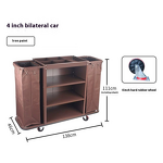 Housekeeping Trolley Manufacturer - Hotel Plastic and Metal Linen Cart for Work Cleaning & Storage Service for Guesthouses & Offices