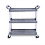 Service Bus Manufacturer - Multi Functional and Durable Large Three Story Heavy-duty Plastic Food Service Vehicle Suitable for Restaurants