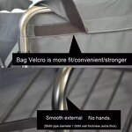 Linen Collection Trolley Manufacturer - Stainless Steel Folding Cart for Bed Sheet Transport and Room Cleaning Services