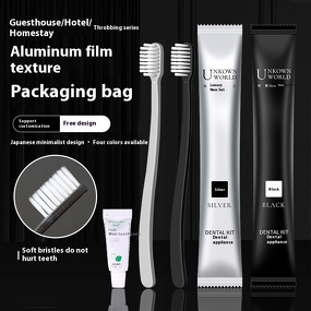 Toothbrush Set Manufacturer - Wholesale Hotel Disposable Soft-Bristle with Plastic Toothpaste Bamboo Toiletries Special for Bed & Breakfast