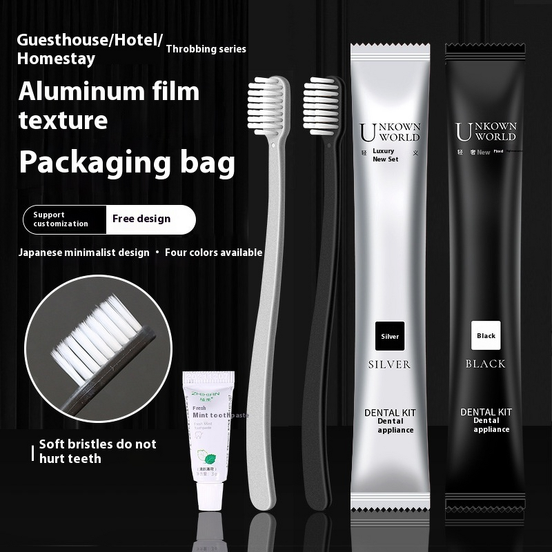 Toothbrush Set Manufacturer - Wholesale Hotel Disposable Soft-Bristle with Plastic Toothpaste Bamboo Toiletries Special for Bed & Breakfast