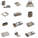 Leather Amenities Set Manufacturer - Hotel Guest Room Eco-Friendly with Tissue Case