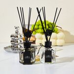 Reed Diffuser Manufacturer - Wholesale Flameless Natural Rattan Decorative Glass Bottle for Hotel Amenities Aromatherapy Bathroom Bedroom Decor