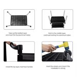 Serving Cart Manufacturer - Hotel Tier Food & Beverage Delivery Housekeeping Utility Cart Restaurant Supplies Service Plastic Service Trolley