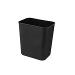 Trash Can Manufacturer - Waterproof and Flame-Retardant Black for Kitchen Sturdy Build and Space-Saving Design for Home Use