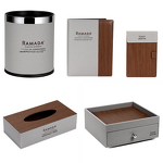 PU Leather Hotel Amenities Set Manufacturer - Wholesale with Tissue Holder