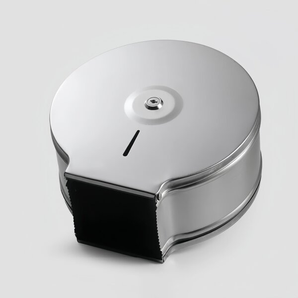 Roll Tissue Holder Manufacturer - Stainless Steel Wall-Mounted Large for Hotels Waterproof Bathroom Toilet Large Roll Tissue Dispenser