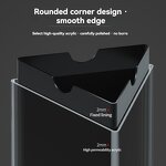 Hotel Signs Manufacturer - Custom Eco-Friendly UV Printed Laser Cut Waterproof Transparent Acrylic Plate Directional Desk Display